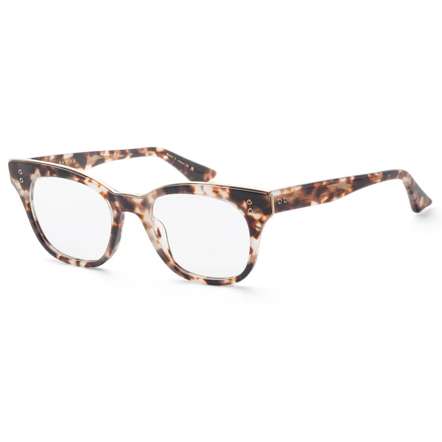 Preloved - Dita Mens Rhythm 50mm Cream Tortoise 14k Gold Eyeglasses Drx-3039-C-Cmt-Gld-50-Z One Color