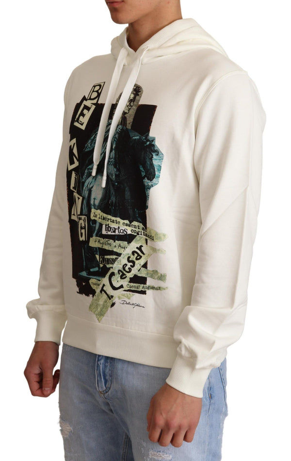 Dolce & Gabbana 100% Cotton hoodie in white