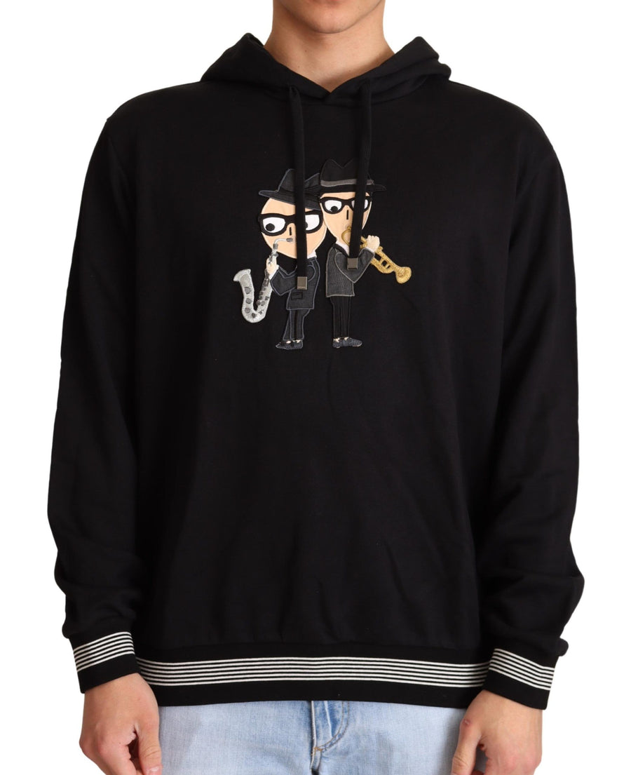 Dolce & Gabbana 100% Cotton hoodie in black