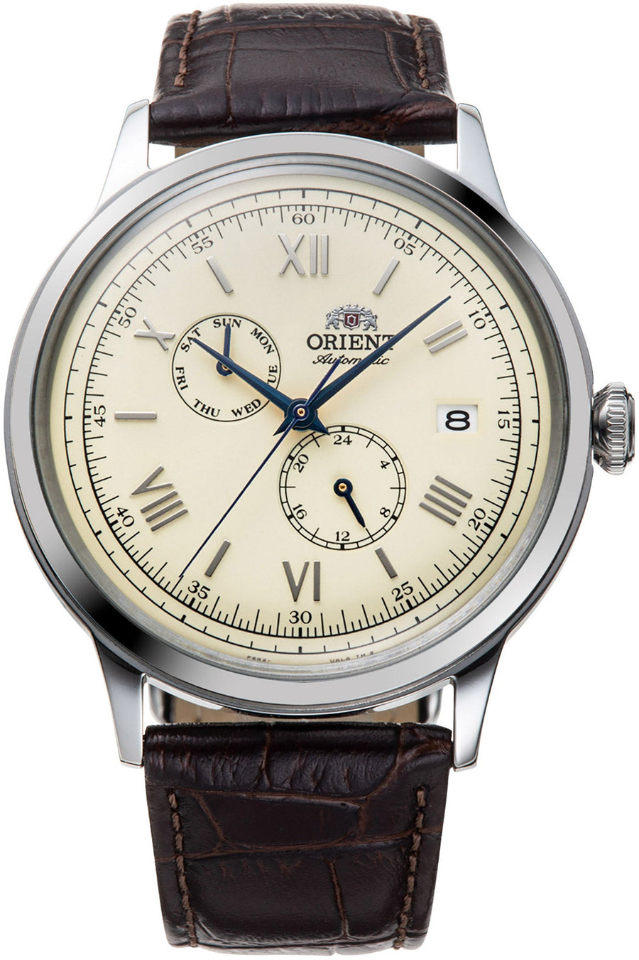 Preloved - Orient Mens Classic Bambino V8 40mm Automatic Watch Ra-Ak0702y One Color Watches