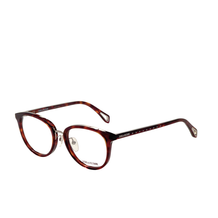 Preloved - Zadig & Voltaire Womens 51 Mm Brown Eyeglasses Vzv268-510714 One Color