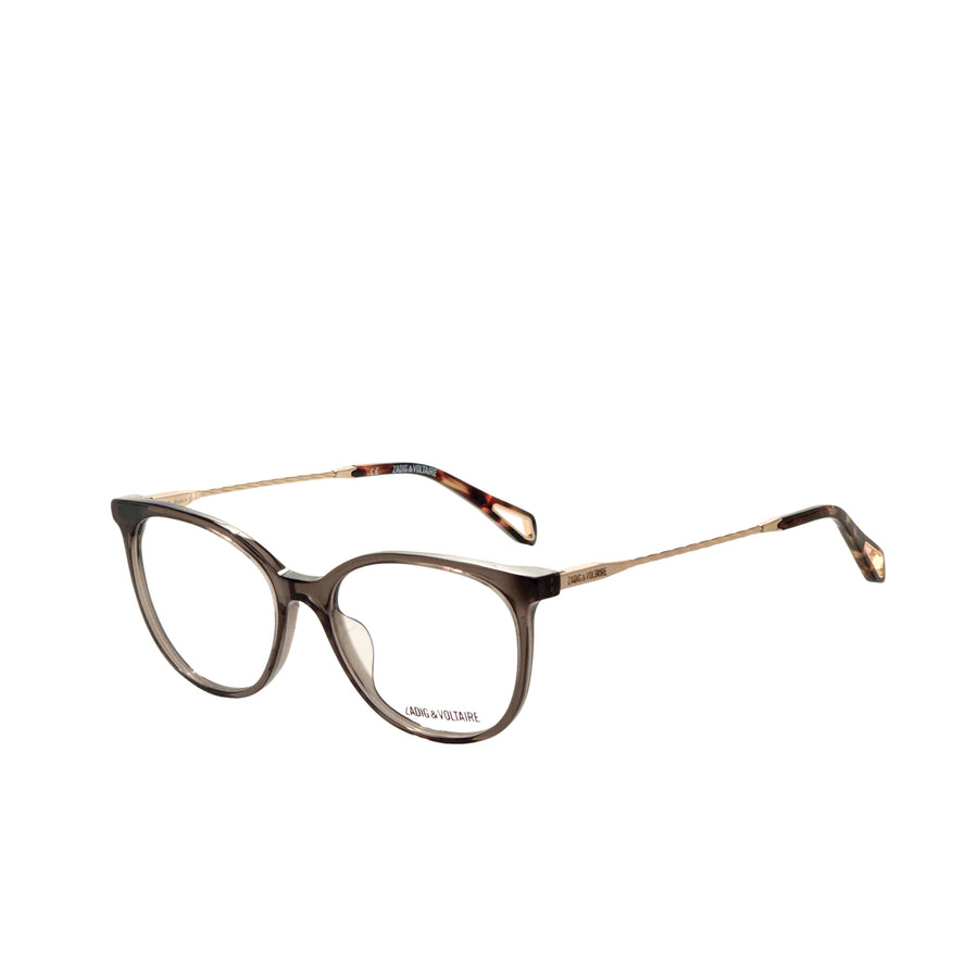 Preloved - Zadig & Voltaire Womens 52 Mm Transparent Grey Eyeglasses Vzv288-5206s8 One Color