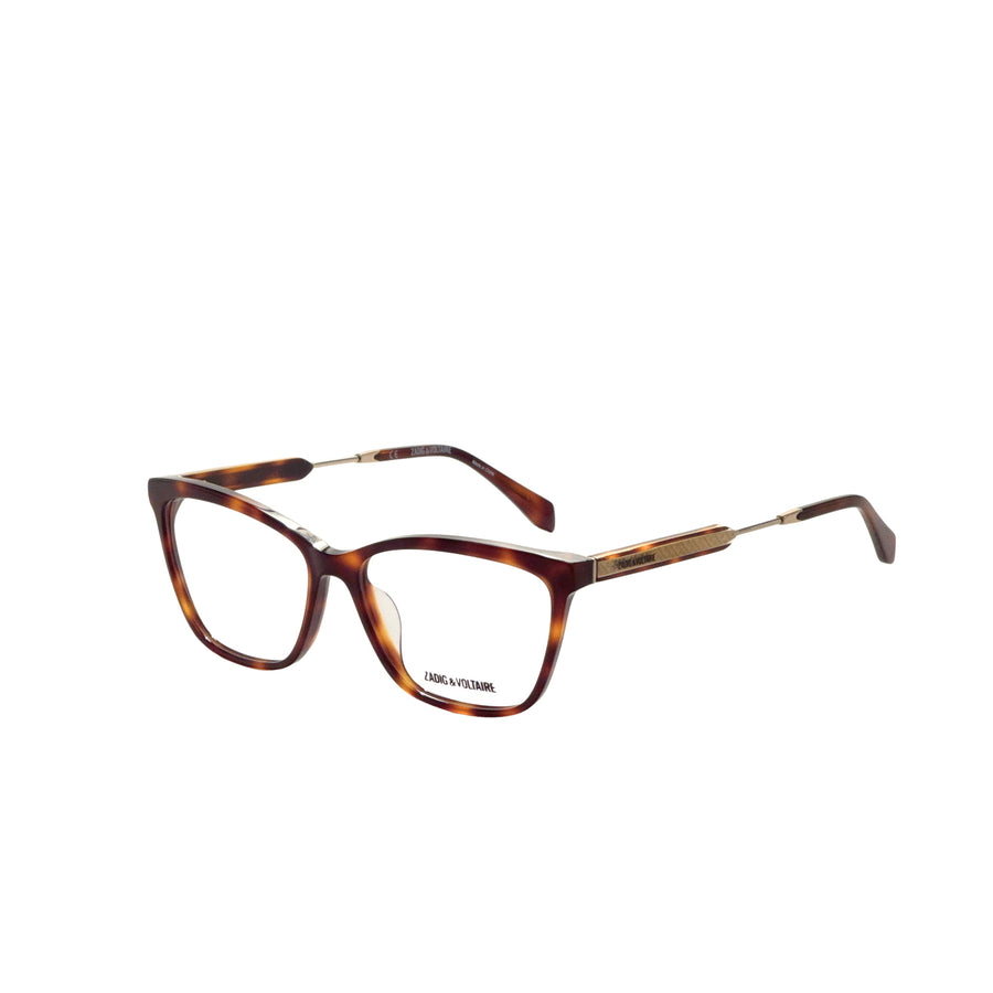 Preloved - Zadig & Voltaire Womens 55 Mm Dark Havana Eyeglasses Vzv342-550752 One Color