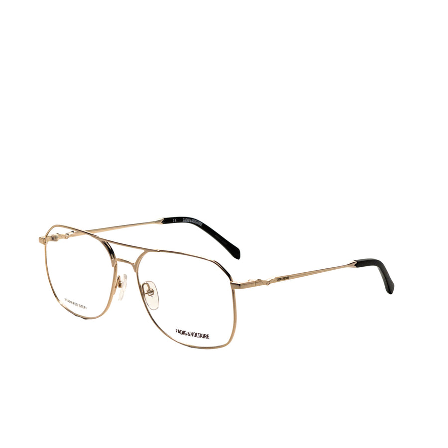 Preloved - Zadig & Voltaire Womens 57 Mm Rose Gold Eyeglasses Vzv347-570300 One Color