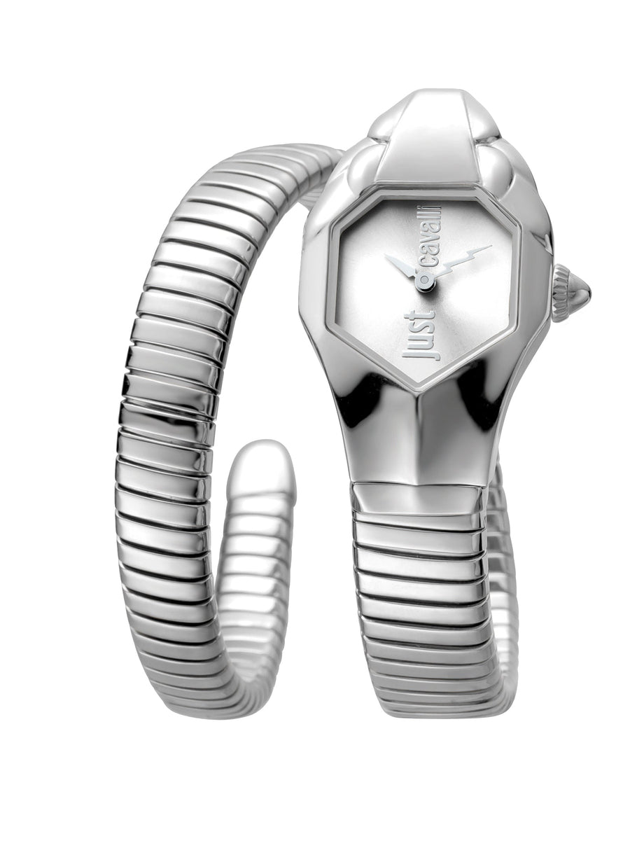 Preloved - Just Cavalli Womens Snake 22mm Quartz Watch Jc1l001m0015 One Color Watches