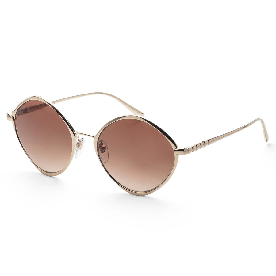 Preloved - Bulgari Womens 56mm Pale Gold Sunglasses Bv6186k-278-13-56 One Color