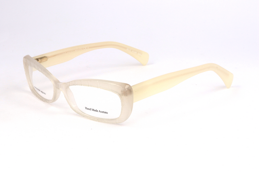 Preloved - Alexander Mcqueen Womens 52mm Milky Off White Eyeglasses Amq-4203-K6v-52 One Color