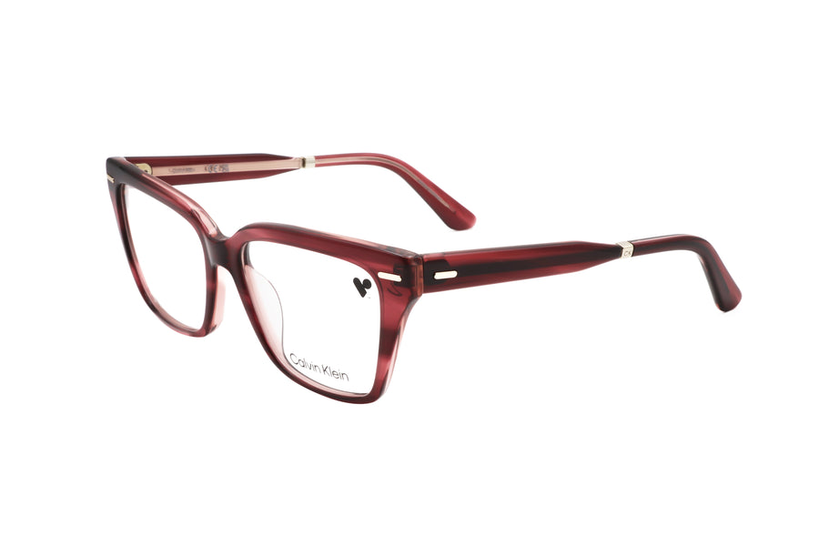 Preloved - Calvin Klein Womens 54mm Burgundy Havana Eyeglasses Ck22539-609-54 One Color