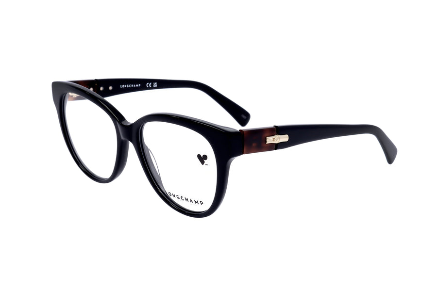 Preloved - Longchamp Womens 53mm Black Eyeglasses Lo2698-001 One Color
