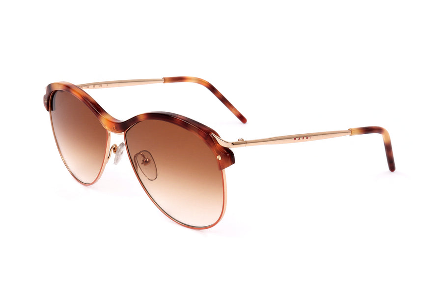 Preloved - Marni Womens 58mm Havana Sunglasses Me119s-218-58 One Color
