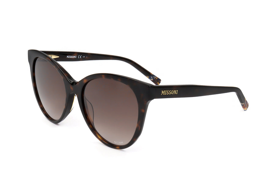 Preloved - Missoni Womens 54 Mm Dark Havana Sunglasses Mis-0029-S-086-54 One Color