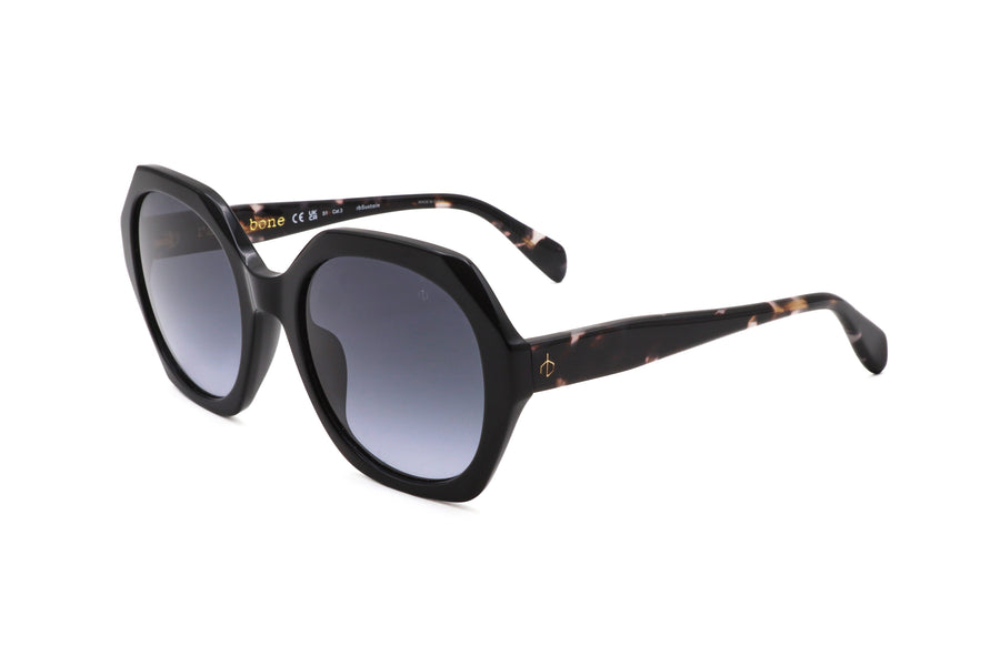 Preloved - Rag & Bone Womens 55mm Black Sunglasses Rnb1078-S-807-55 One Color