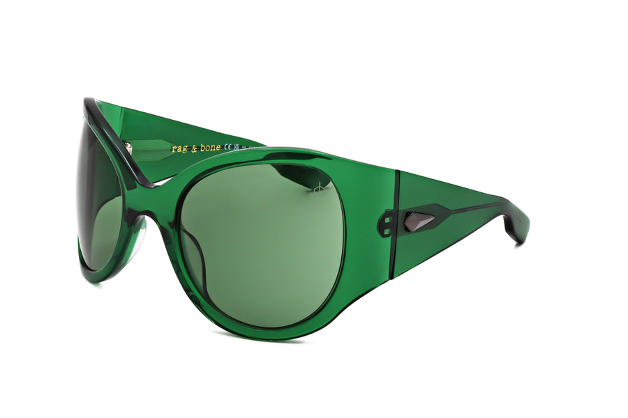 Preloved - Rag & Bone Womens 56mm Green Sunglasses Rnb6004-S-1ed-56 One Color