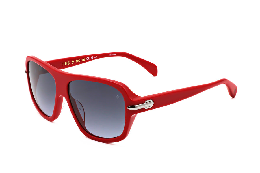 Preloved - Rag & Bone Unisex 57mm Red Sunglasses Rnb6005-S-C9a-57 One Color