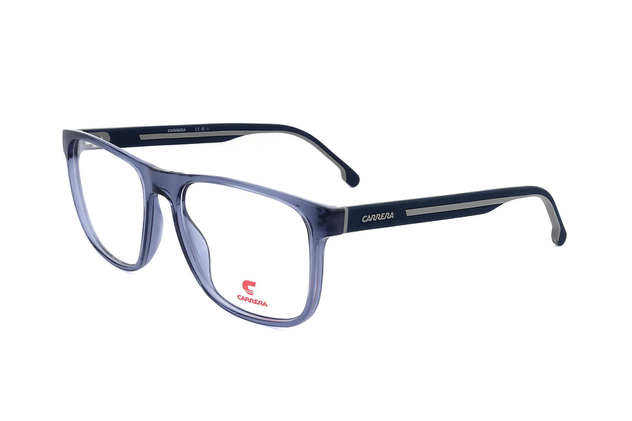 Preloved - Carrera Mens 55 Mm Blue Grey Eyeglasses Carrera8892-Xw0-55 One Color