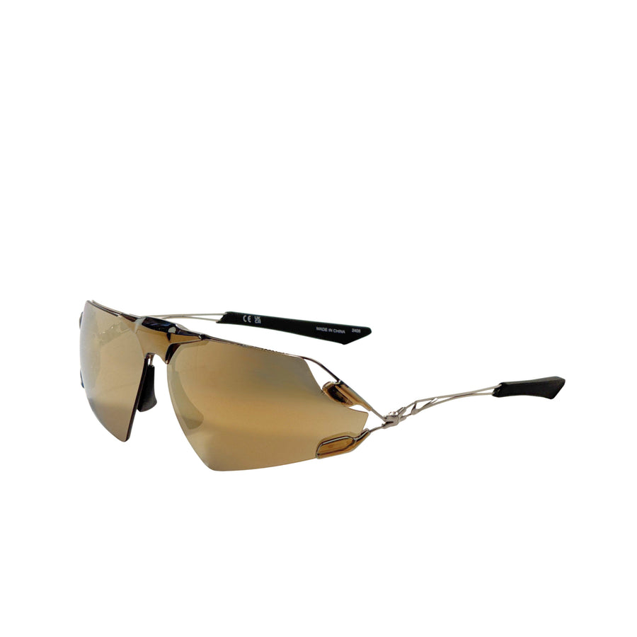 Preloved - Nike Mens Zeus Edge 76mm Gold Sunglasses Ev24030-700-76 One Color