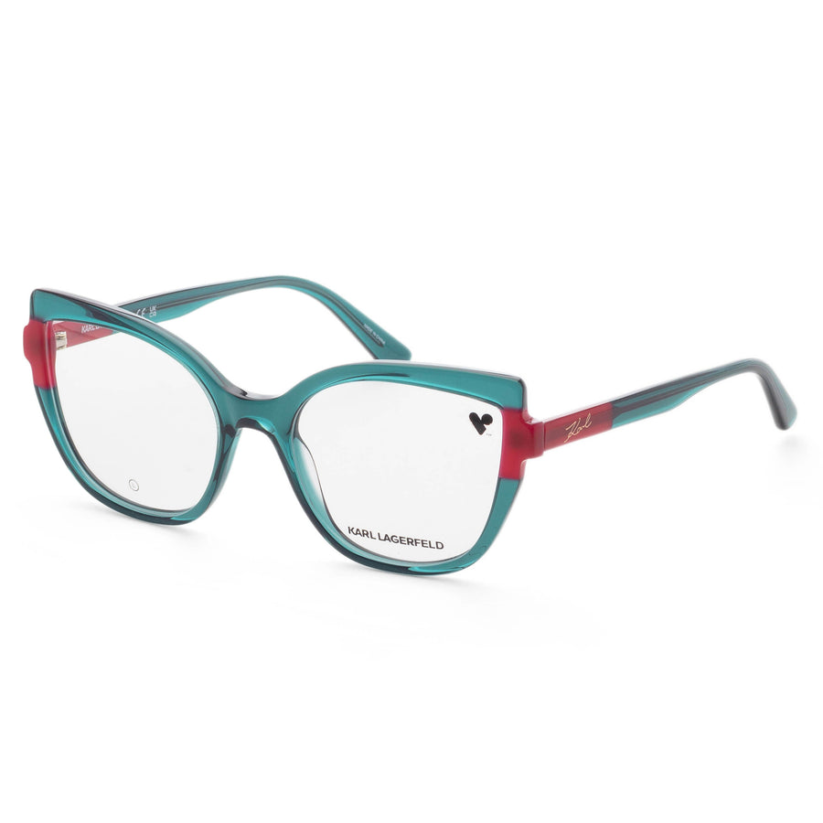 Preloved - Karl Lagerfeld Womens 54mm Transparent Green Eyeglasses Kl6132-317 One Color