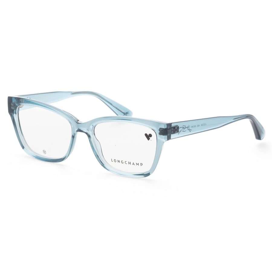 Preloved - Longchamp Womens 53mm Transparent Avio Blue Eyeglasses Lo2738-405 One Color