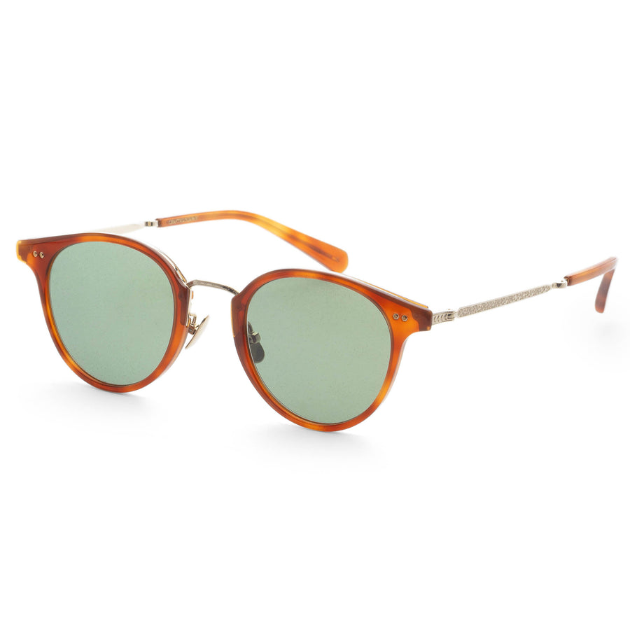 Preloved - Garrett Leight Unisex Marmont Combo S 46mm Amber Tort Sunglasses Ml4038-46-Amt-Wgf One Color