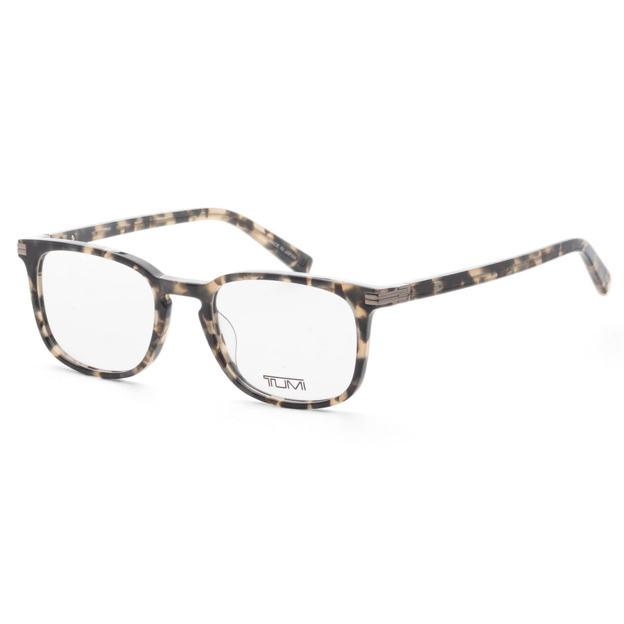 Preloved - Tumi Mens 52mm Grey Havana Eyeglasses Vtu0185206k3 One Color