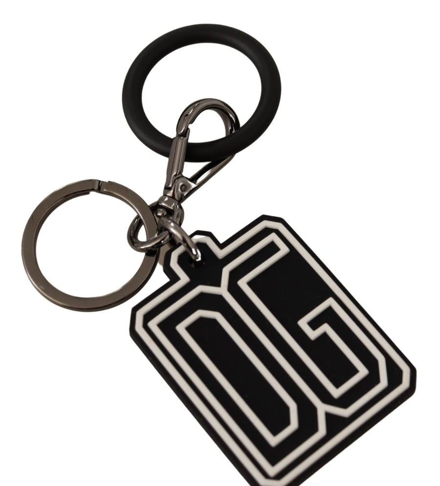 Dolce & Gabbana Brass key case in black