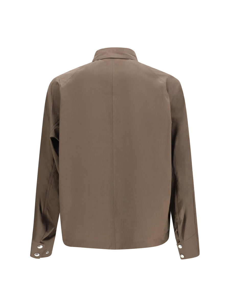 Cotton Typewriter Jacket Taupe