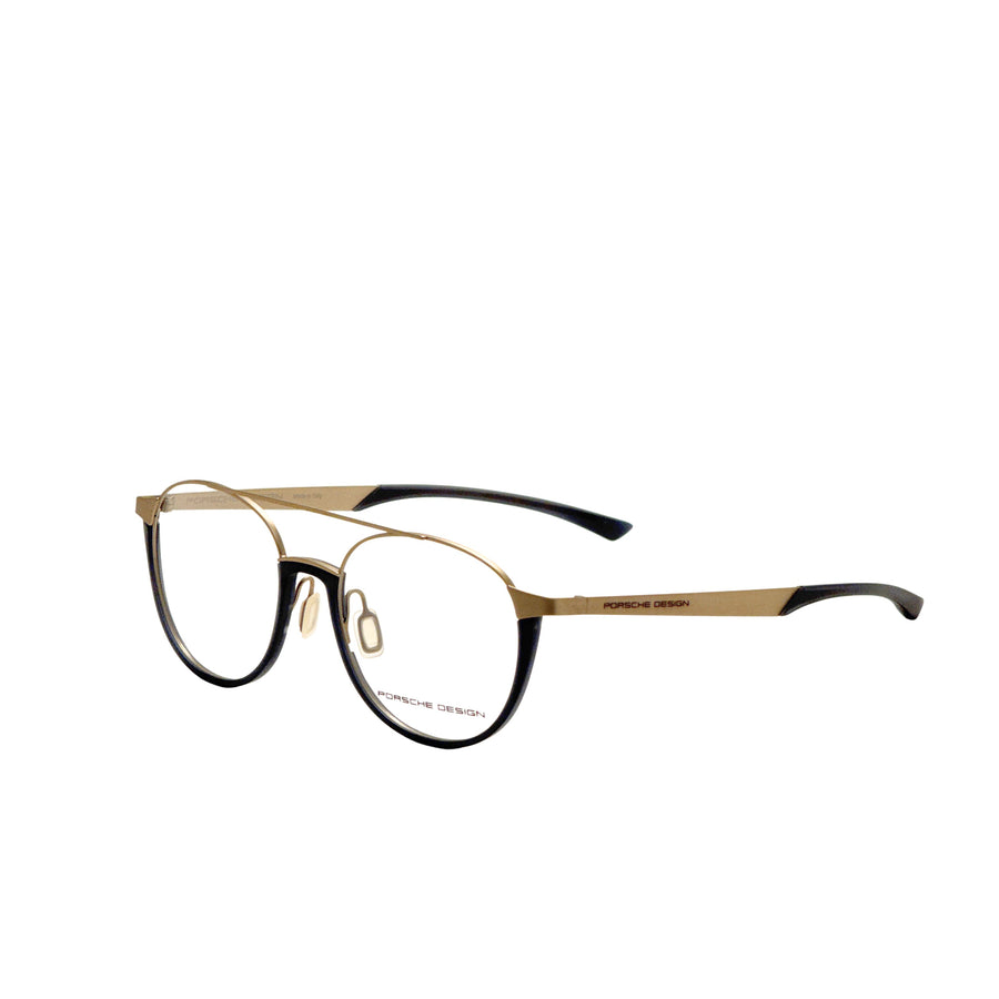 Preloved - Porsche Design Unisex 52mm Light Gold Blue Eyeglasses P8389-52b One Color