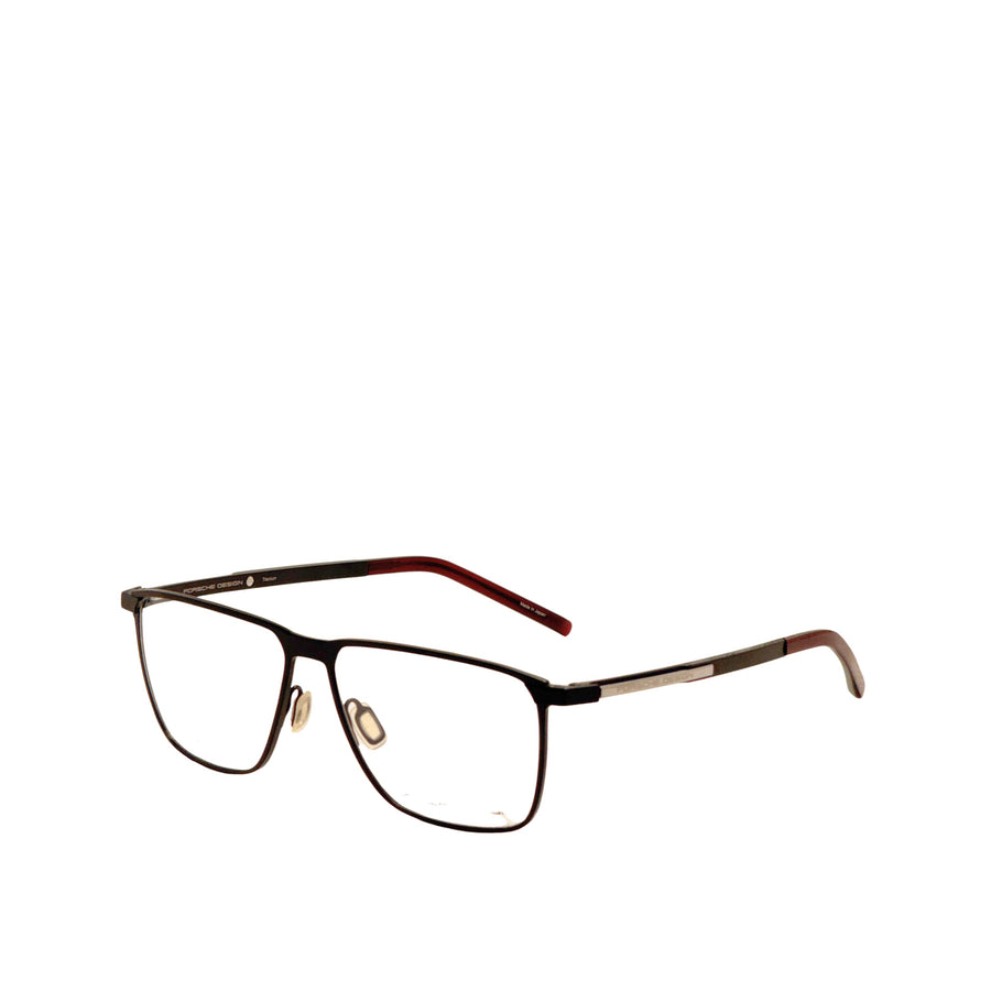 Preloved - Porsche Design Mens 56mm Black Red Eyeglasses P8391-56a One Color