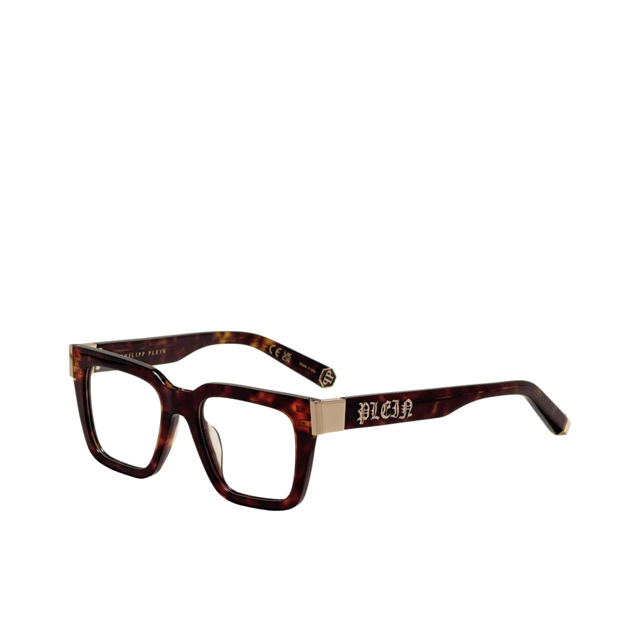 Preloved - Philipp Plein Mens 51mm Dark Havana Eyeglasses Vpp112m510722 One Color