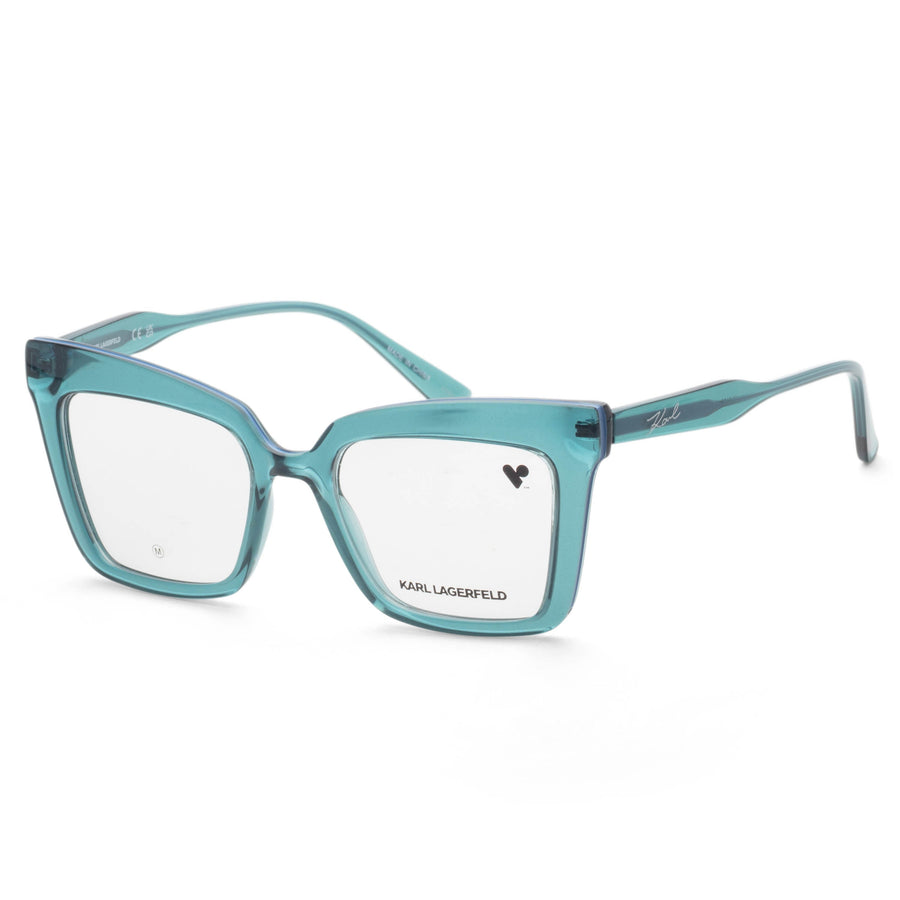 Preloved - Karl Lagerfeld Womens 51mm Petrol Trilayer Eyeglasses Kl6136-425-51 One Color