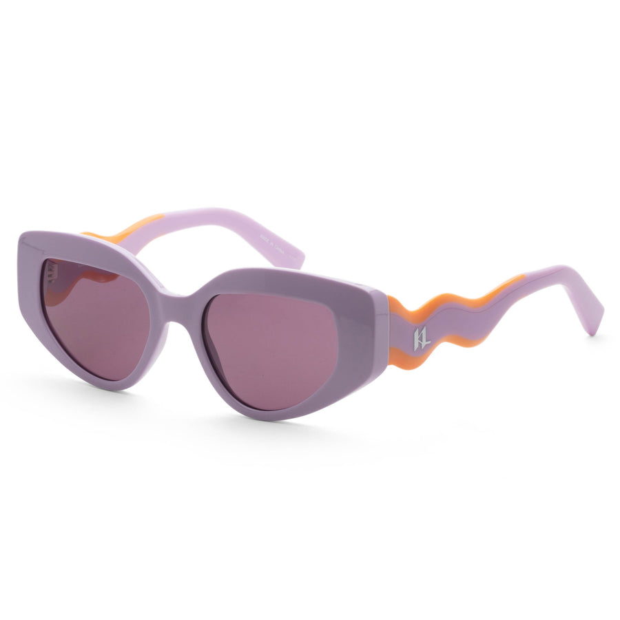 Preloved - Karl Lagerfeld Womens 50mm Shiny Pink Sunglasses Kl6144s-650 One Color