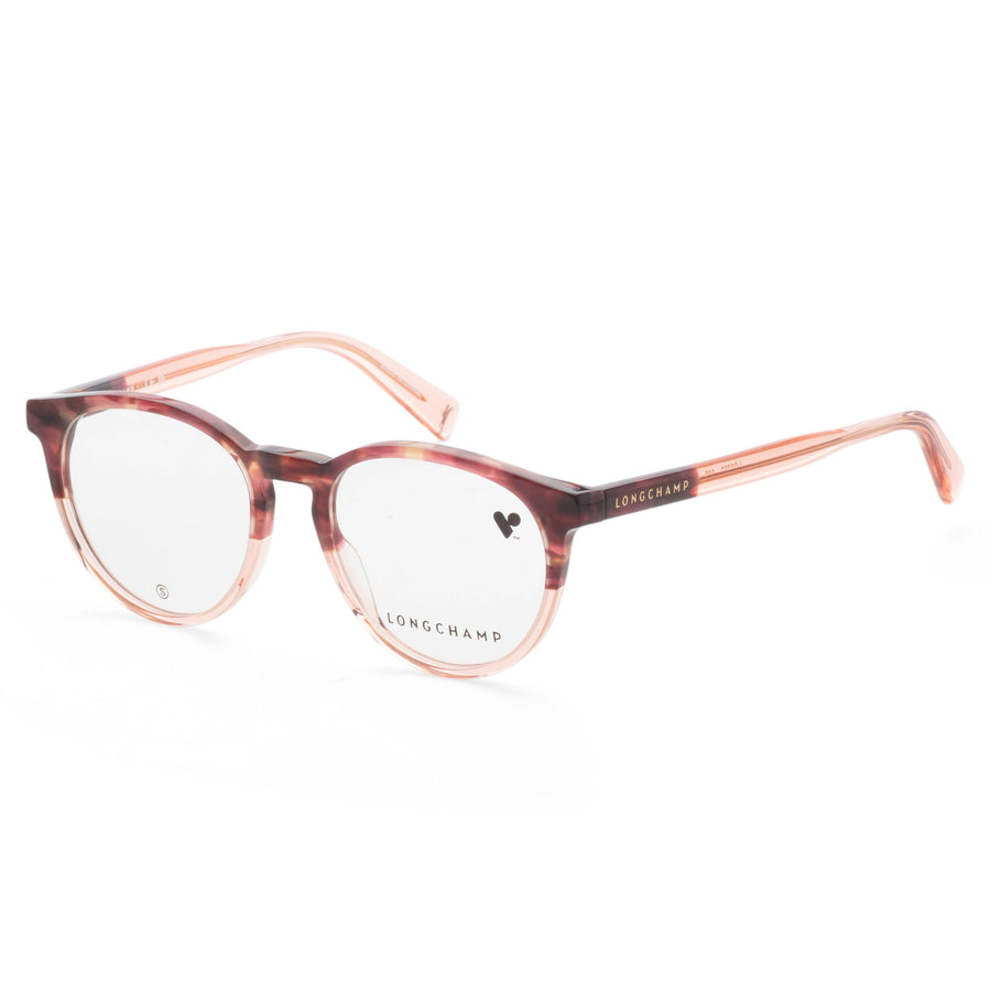 Preloved - Longchamp Womens 49mm Textured Red Rose Eyeglasses Lo2752-608-49 One Color