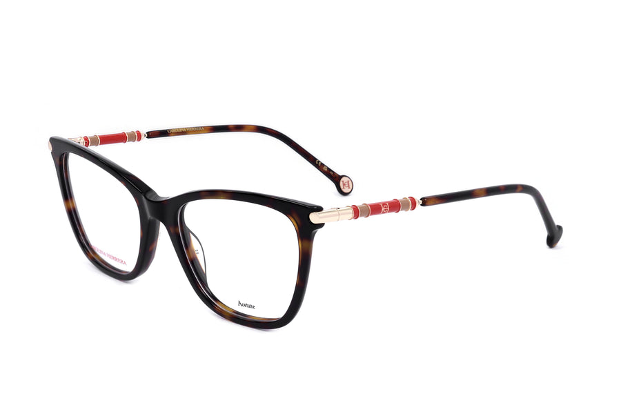 Preloved - Carolina Herrera Womens 53mm Havana Eyeglasses Ch0028-086-53 One Color