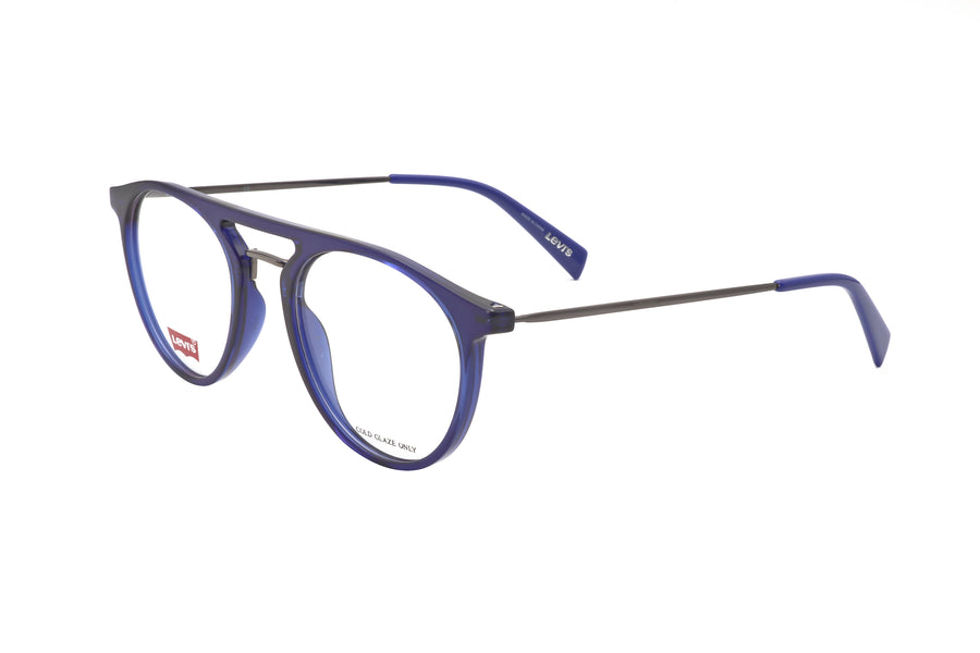 Preloved - Levis Unisex 51 Mm Blue Eyeglasses Lv1001-Pjp-51 One Color