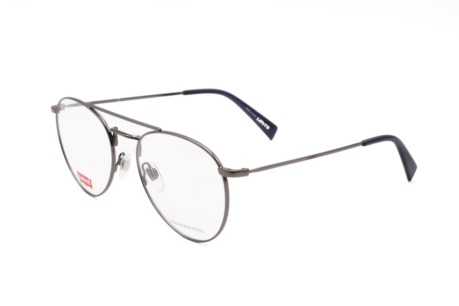 Preloved - Levis Unisex 54 Mm Dark Ruthenium Eyeglasses Lv1006-Kj1-54 One Color
