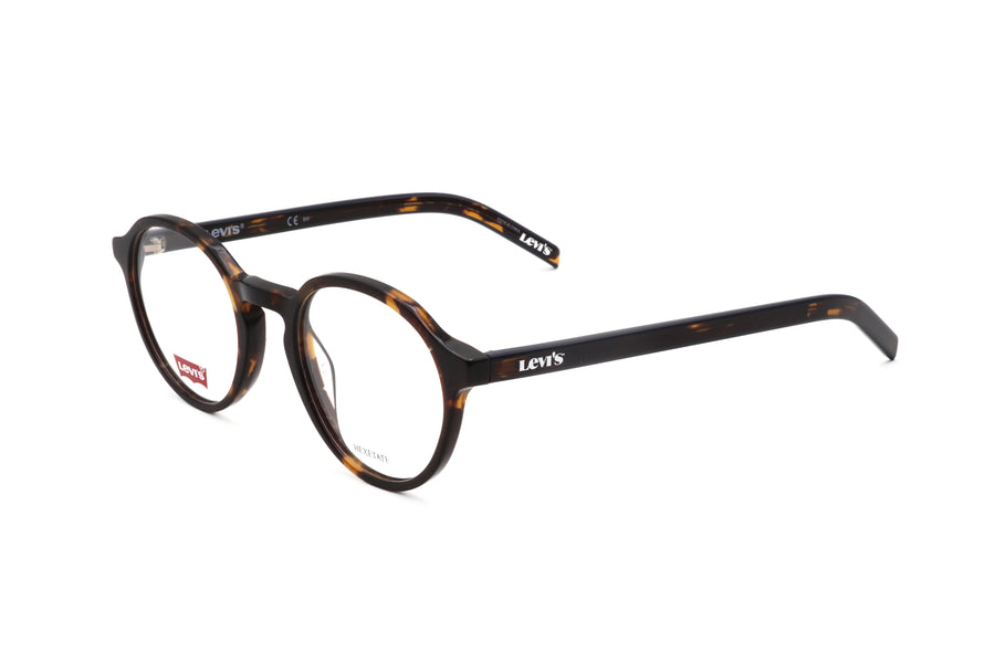 Preloved - Levis Unisex 49 Mm Havana Eyeglasses Lv1023-086-49 One Color