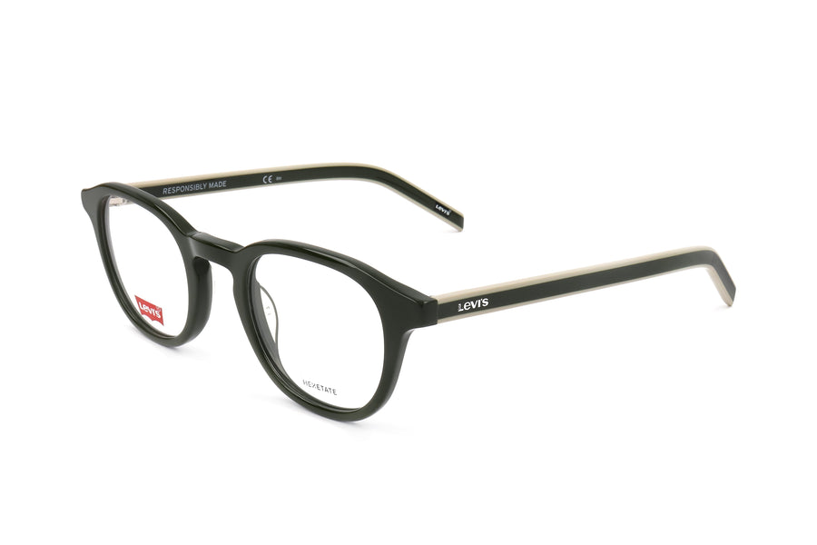 Preloved - Levis Mens 48 Mm Green Eyeglasses Lv1029-01ed-24 One Color