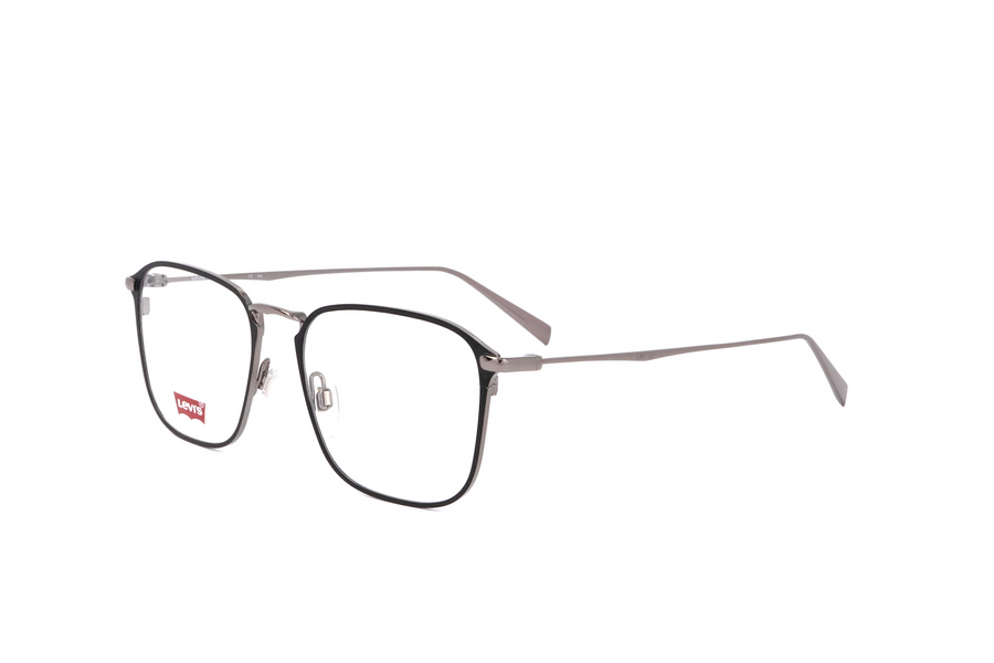 Preloved - Levis Mens 52 Mm Matte Black Ruthenium Eyeglasses Lv5000-Ti7-52 One Color