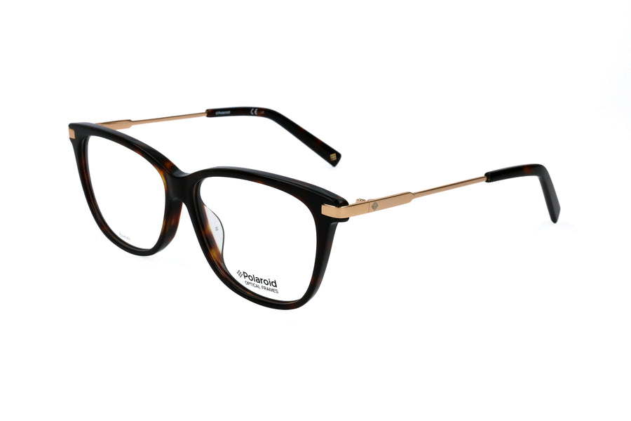Preloved - Polaroid Womens 53 Mm Havana Eyeglasses Pldd353-086-53 One Color