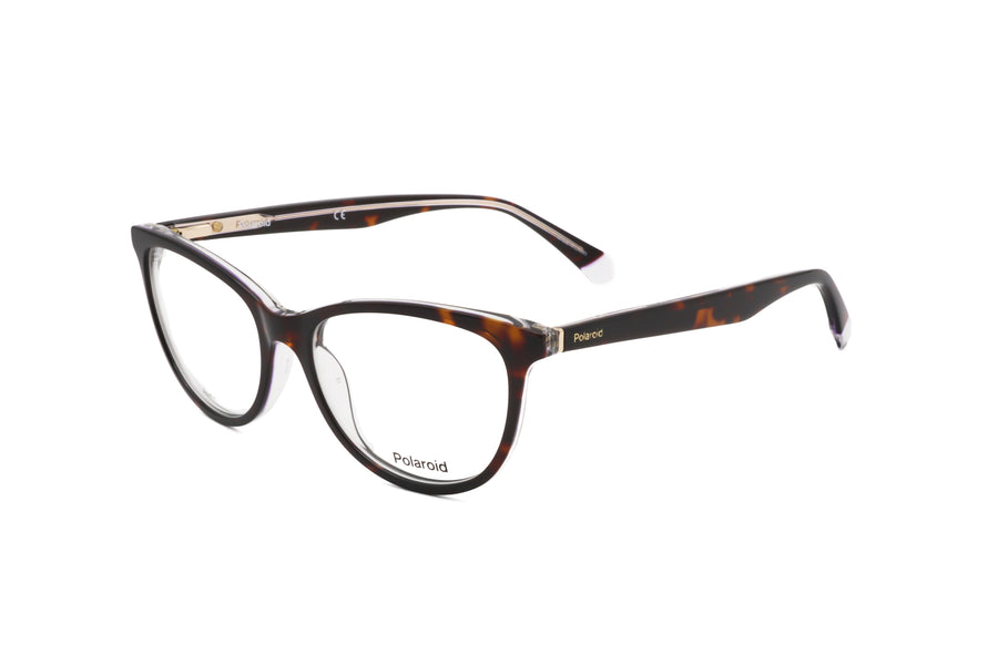 Preloved - Polaroid Womens 52 Mm Havana Crystal Eyeglasses Pldd395-Krz-52 One Color