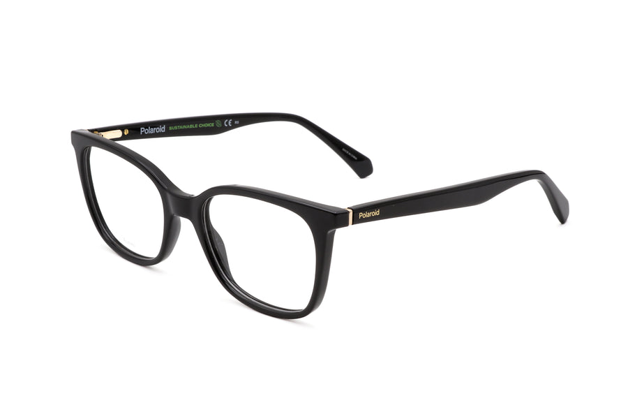 Preloved - Polaroid Womens 51 Mm Black Eyeglasses Pldd423-807-51 One Color