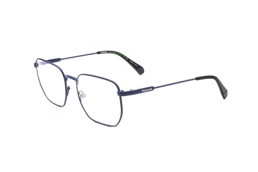 Preloved - Polaroid Mens 54 Mm Matte Blue Eyeglasses Pldd485-Fll-54 One Color