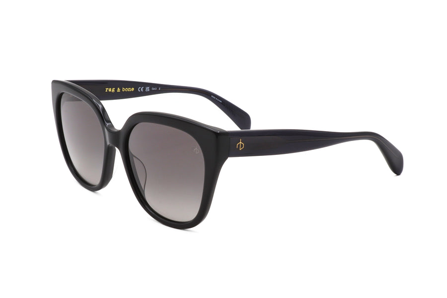 Preloved - Rag & Bone Womens 56mm Black Sunglasses Rnb1073-S-807-56 One Color
