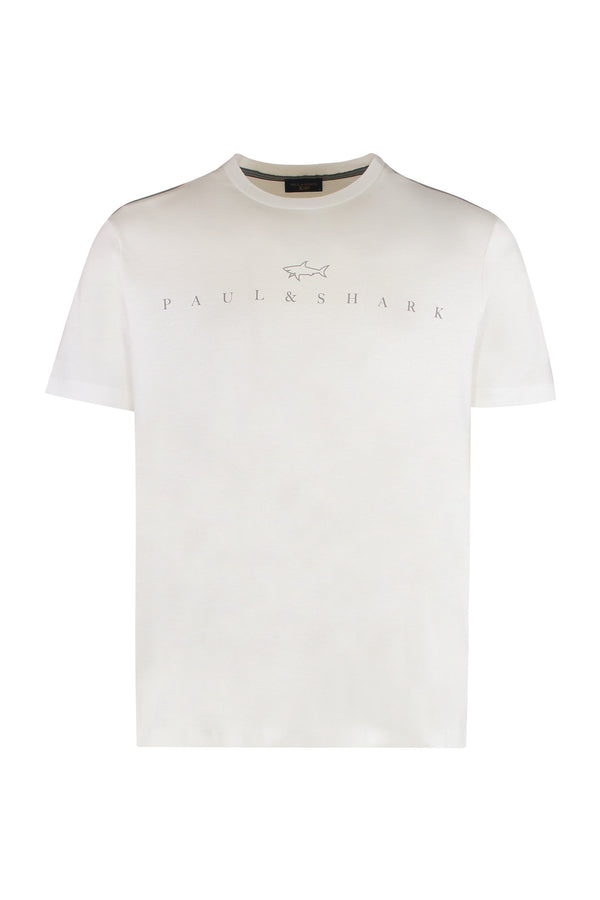 Cotton Jersey Logo T-Shirt White T-shirts
