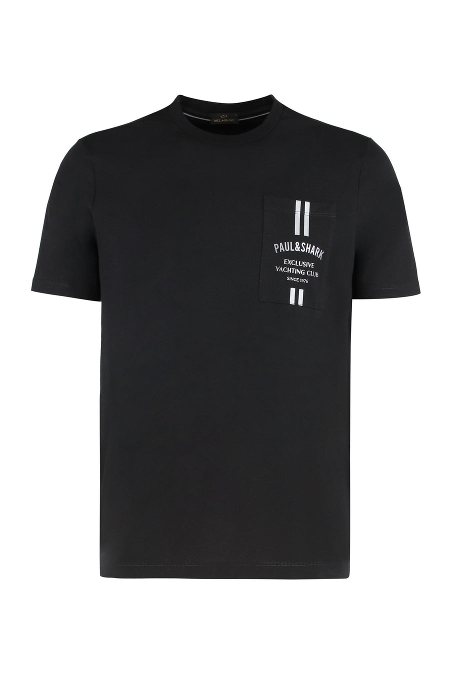 Black Cotton T-Shirt With Logo T-shirts