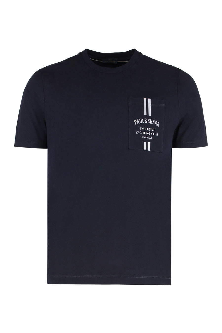 Navy Blue Cotton Crew-Neck T-Shirt T-shirts