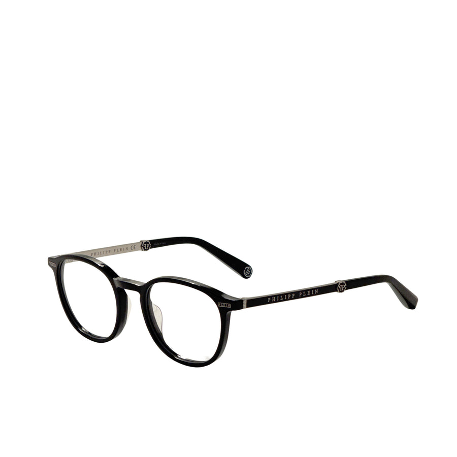 Preloved - Philipp Plein Mens 51mm Shiny Black Eyeglasses Vpp057m510700 One Color