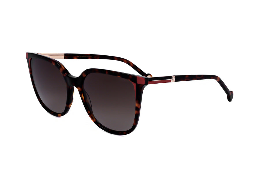 Preloved - Carolina Herrera Womens 54mm Havana Red Sunglasses Her0140s-0o63-Ha One Color