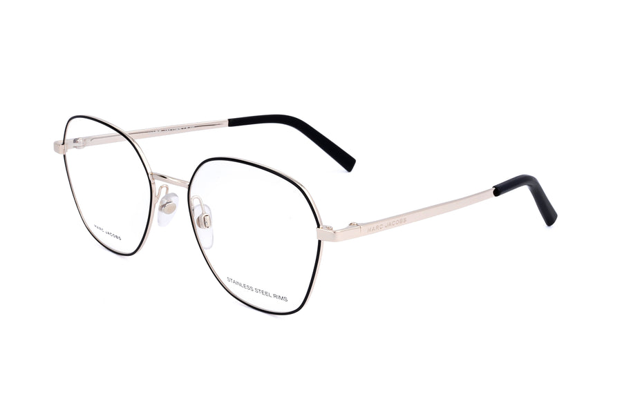 Preloved - Marc Jacobs Womens 54mm Black Gold Eyeglasses Marc476-G-N-2m2-54 One Color