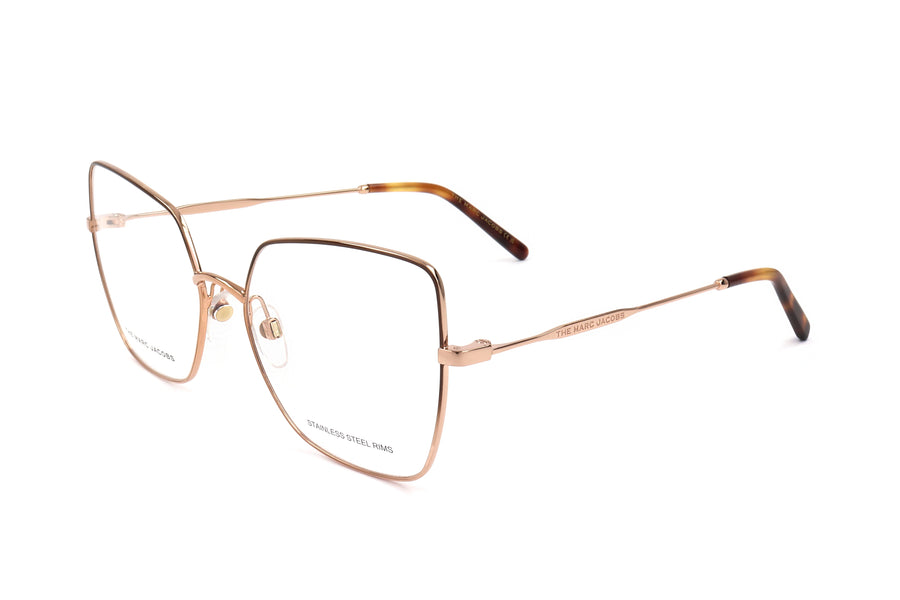 Preloved - Marc Jacobs Womens 57mm Gold Brown Eyeglasses Marc591-01q-57 One Color